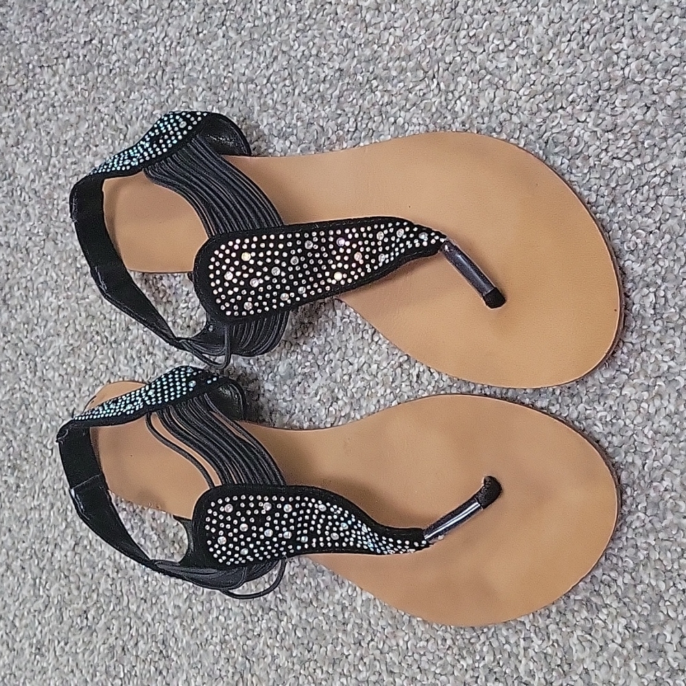Forever black sandals